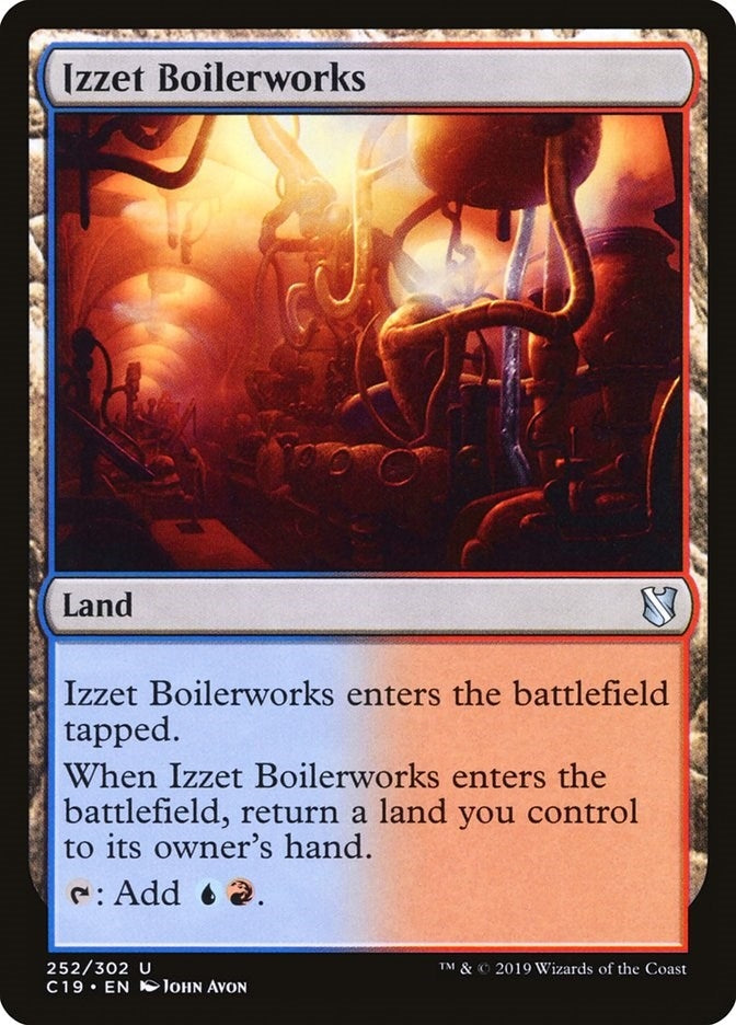 Image for Izzet Boilerworks (252) (C19) - Magic: The Gathering