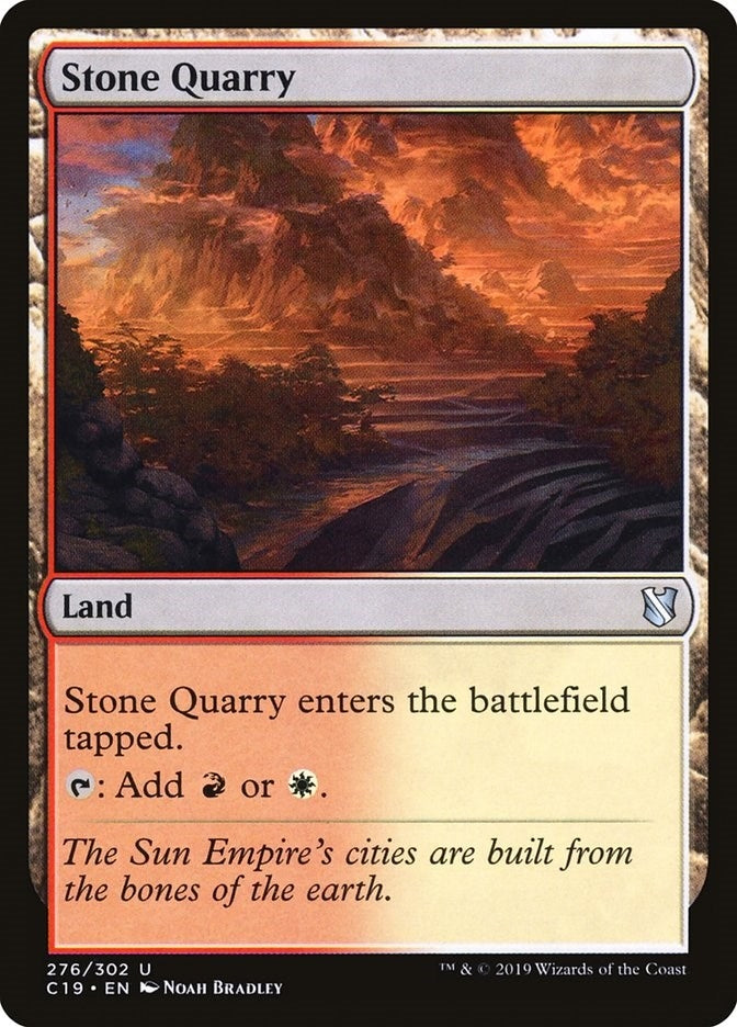 Image for Stone Quarry (276) (C19) - Magic: The Gathering