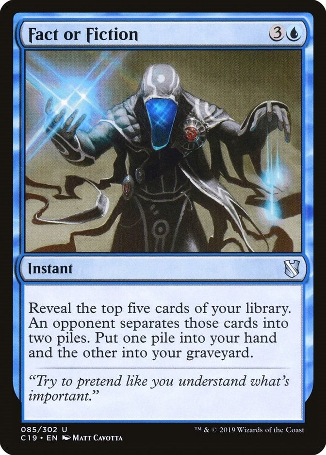 Image for Fact or Fiction (85) (C19) - Magic: The Gathering