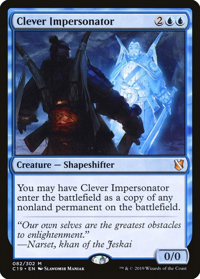Image for Clever Impersonator (82) (C19) - Magic: The Gathering