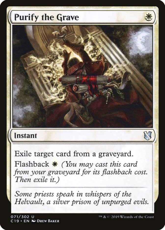 Image for Purify the Grave (71) (C19) - Magic: The Gathering