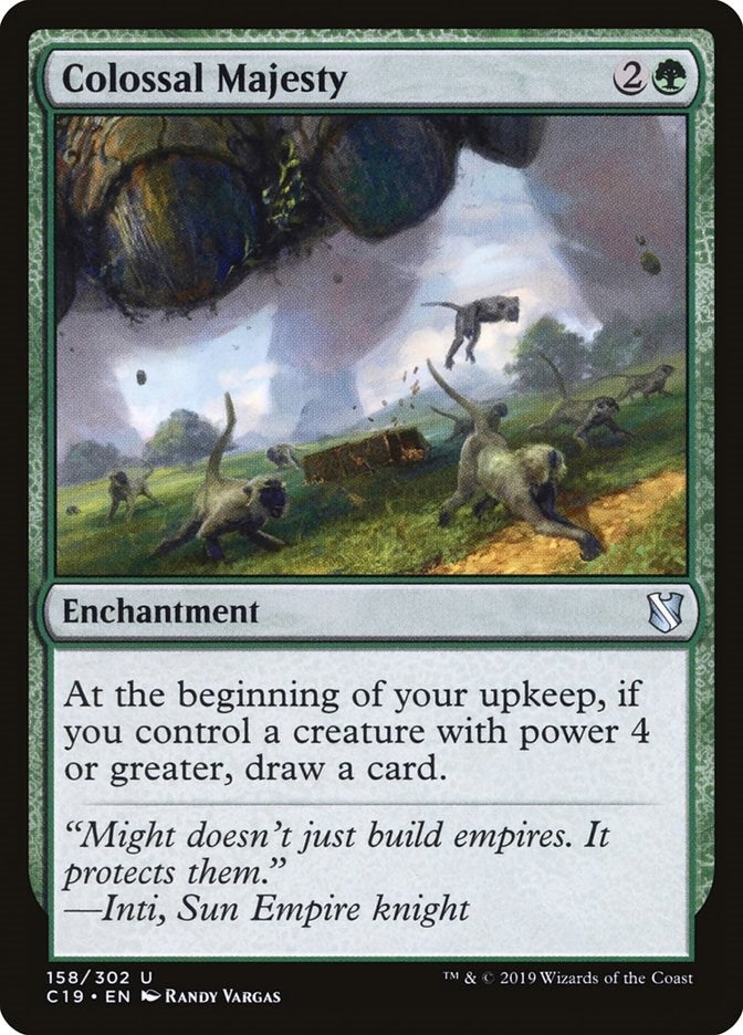 Image for Colossal Majesty (158) (C19) - Magic: The Gathering