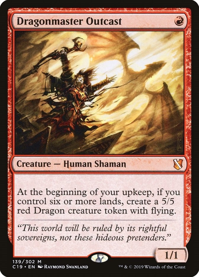 Image for Dragonmaster Outcast (139) (C19) - Magic: The Gathering