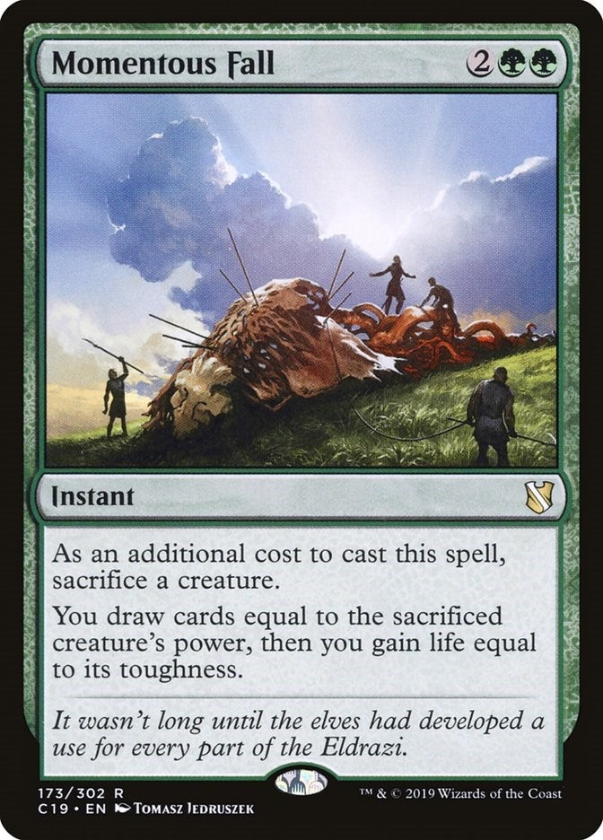 Image for Momentous Fall (173) (C19) - Magic: The Gathering