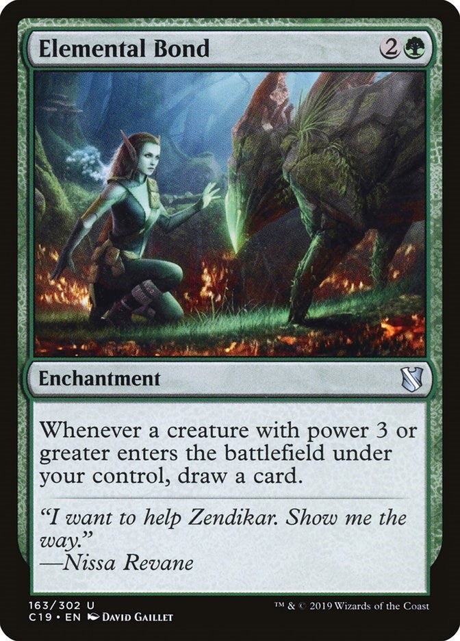 Image for Elemental Bond (163) (C19) - Magic: The Gathering