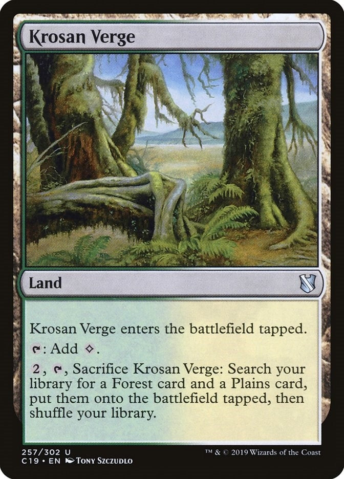Image for Krosan Verge (257) (C19) - Magic: The Gathering