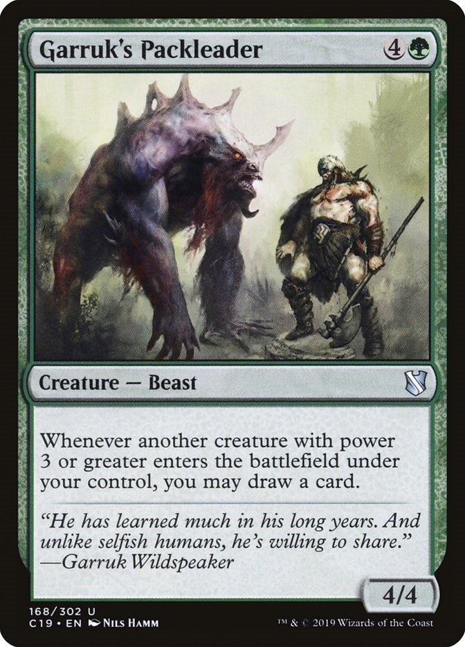 Image for Garruk's Packleader (168) (C19) - Magic: The Gathering