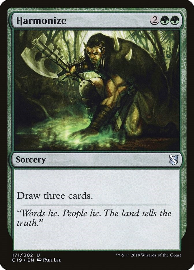 Image for Harmonize (171) (C19) - Magic: The Gathering