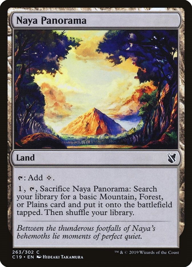 Image for Naya Panorama (263) (C19) - Magic: The Gathering