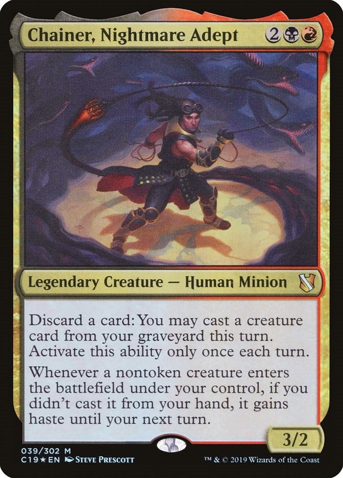 Image for Chainer, Nightmare Adept (39) (C19) - Magic: The Gathering