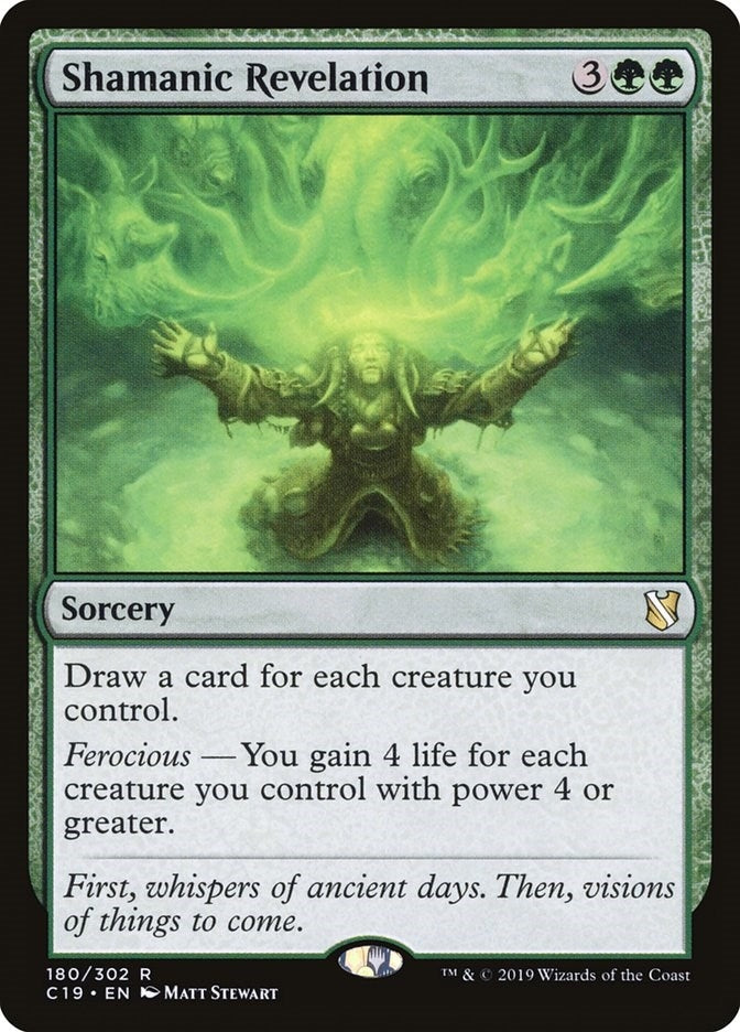 Image for Shamanic Revelation (180) (C19) - Magic: The Gathering