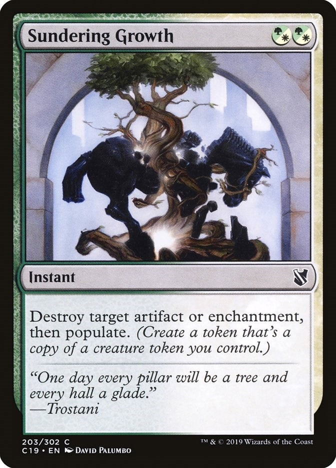 Image for Sundering Growth (203) (C19) - Magic: The Gathering