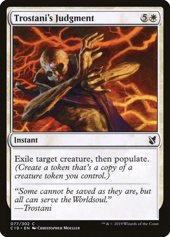 Image for Trostani's Judgment (77) (C19) - Magic: The Gathering