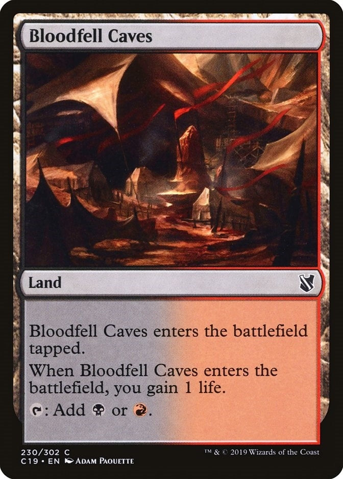 Image for Bloodfell Caves (230) (C19) - Magic: The Gathering