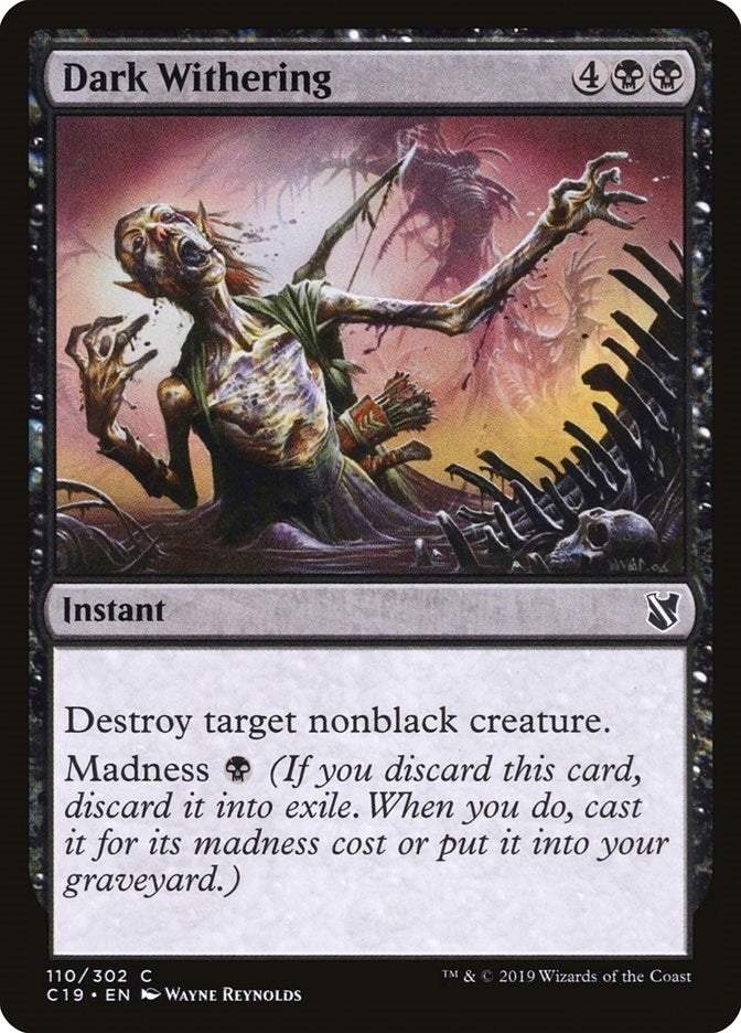 Image for Dark Withering (110) (C19) - Magic: The Gathering