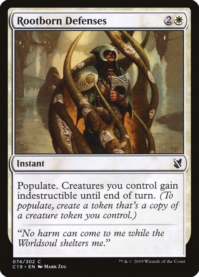 Image for Rootborn Defenses (74) (C19) - Magic: The Gathering