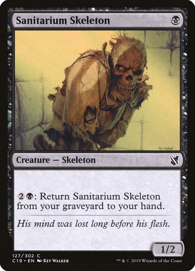 Image for Sanitarium Skeleton (127) (C19) - Magic: The Gathering
