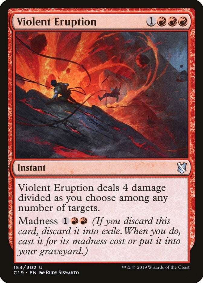 Image for Violent Eruption (154) (C19) - Magic: The Gathering