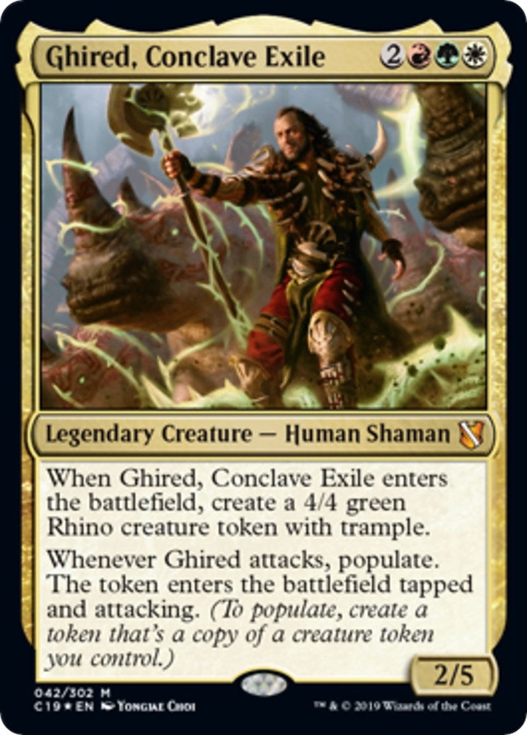 Image for Ghired, Conclave Exile (Commander 2019) (42) (OVER) - Magic: The Gathering