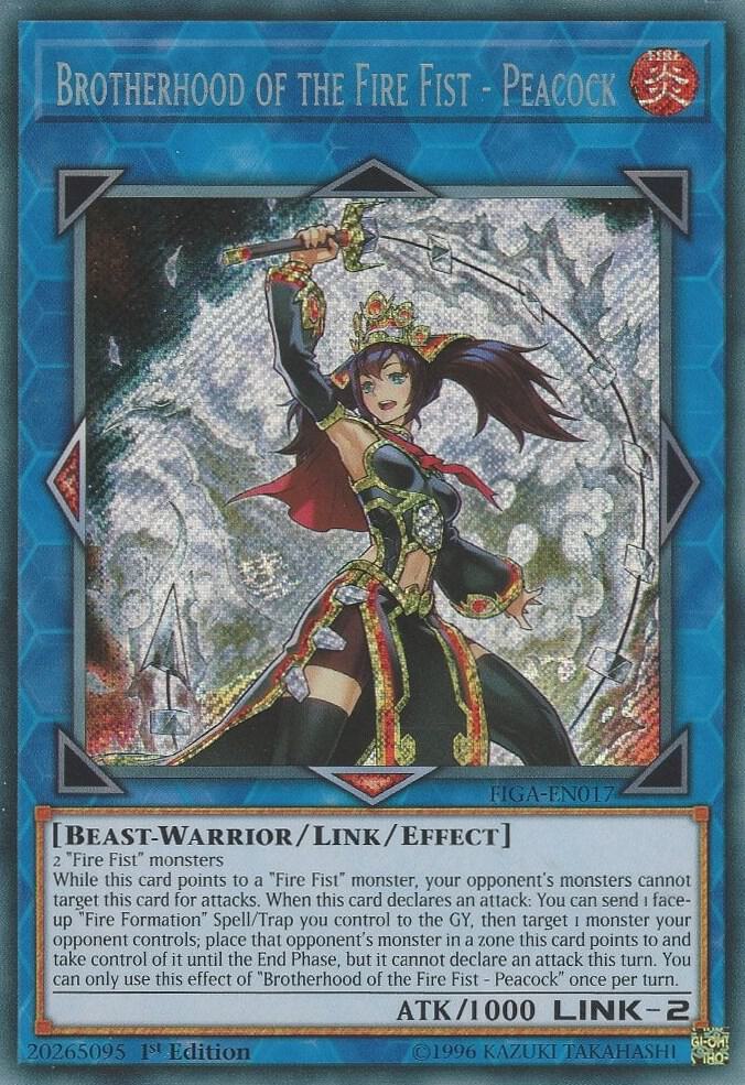 Brotherhood of the Fire Fist - Peacock (FIGA-EN017) (FIGA)