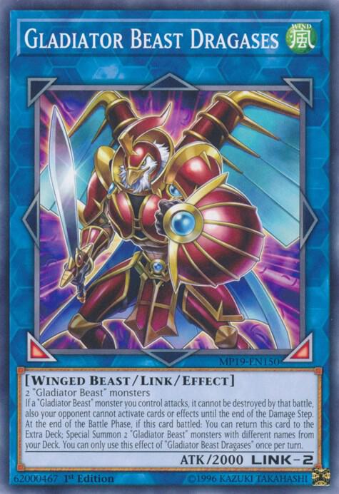 Gladiator Beast Dragases (MP19-EN150) (MP19)