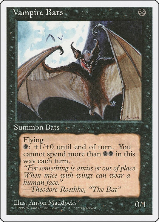Image for Vampire Bats (4ED) - Magic: The Gathering