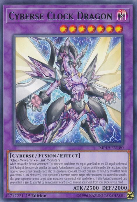 Cyberse Clock Dragon (MP19-EN180) (MP19)