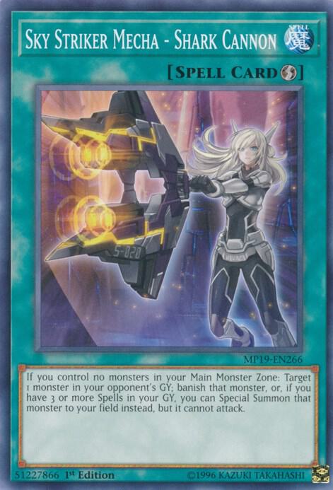 Sky Striker Mecha - Shark Cannon (MP19-EN266) (MP19)