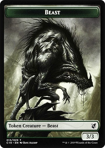 Image for Beast (013) // Wurm Double-Sided Token (13 // 21) (C19) - Magic: The Gathering