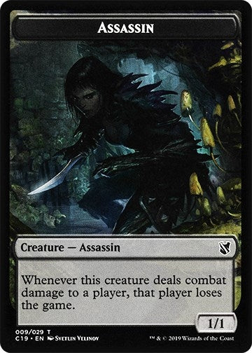 Image for Assassin // Morph Double-Sided Token (9 // 27) (C19) - Magic: The Gathering