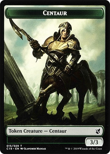 Image for Centaur // Egg Double-Sided Token (15 // 16) (C19) - Magic: The Gathering