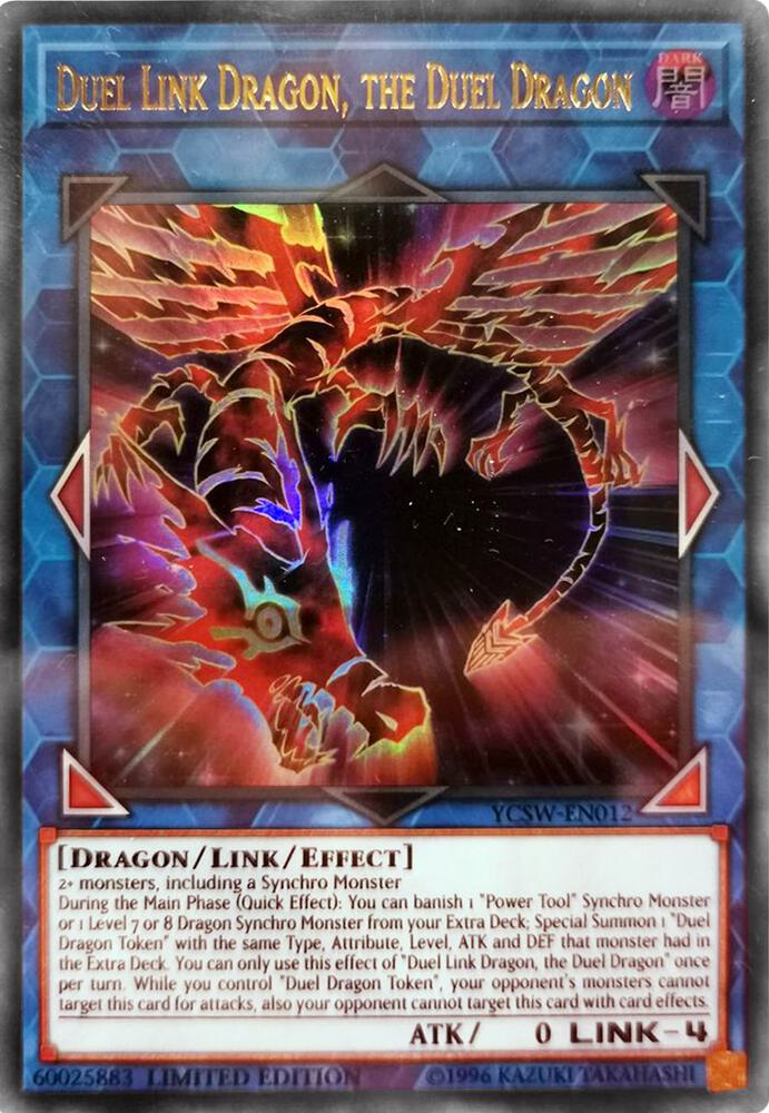 Duel Link Dragon, the Duel Dragon (UR) (YCSW-EN012) (YCSW)