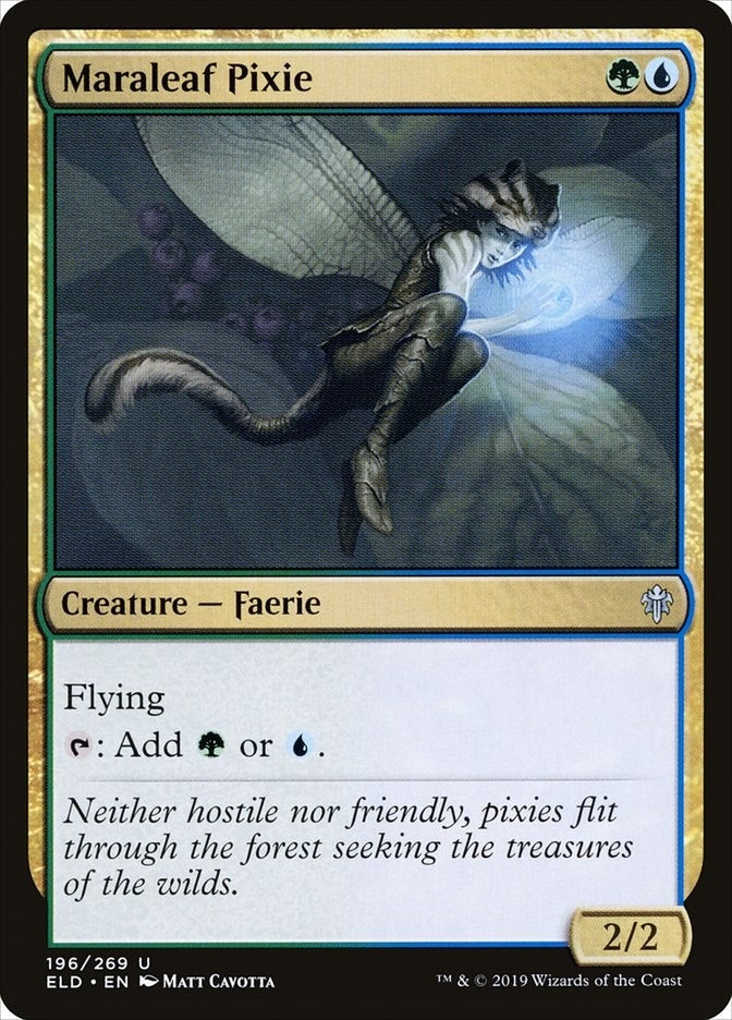 Image for Maraleaf Pixie (196) (ELD) - Magic: The Gathering