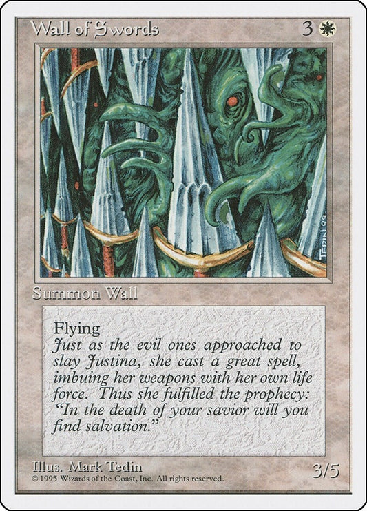 Image for Wall of Swords (4ED) - Magic: The Gathering