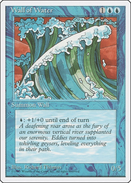 Image for Wall of Water (4ED) - Magic: The Gathering
