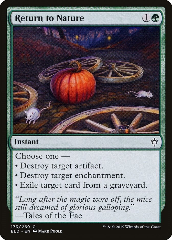 Image for Return to Nature (173) (ELD) - Magic: The Gathering