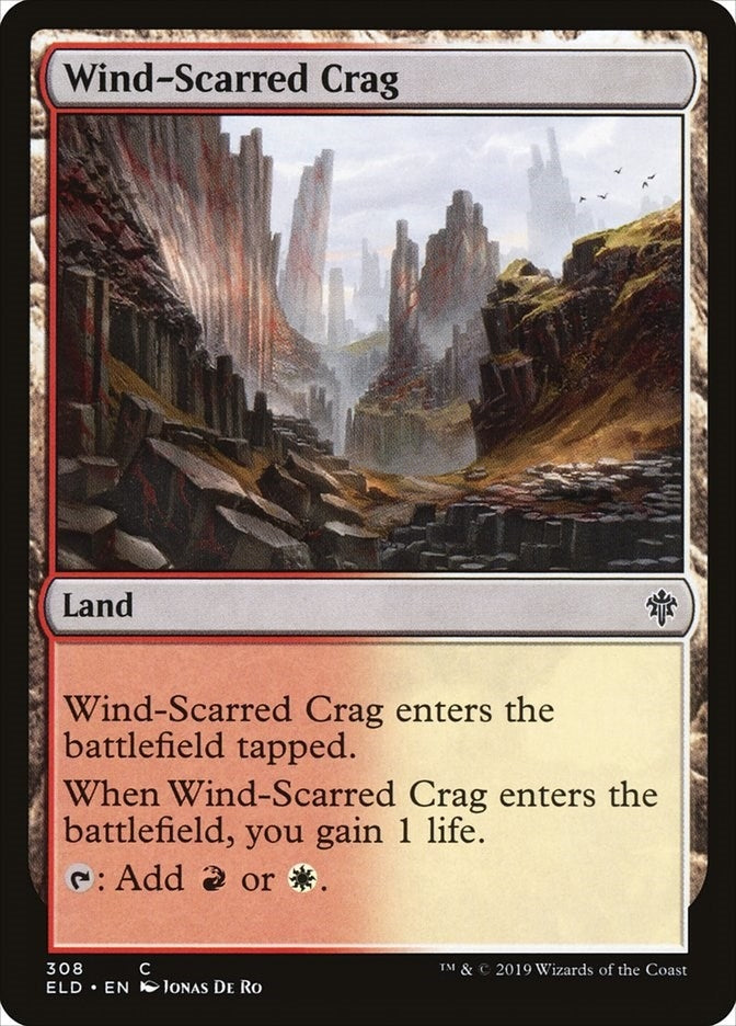 Image for Wind-Scarred Crag (308) (ELD) - Magic: The Gathering