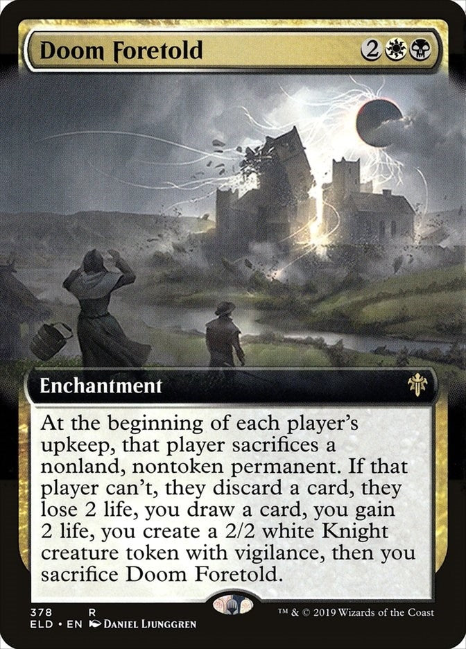Image for Doom Foretold (Extended Art) (378) (ELD) - Magic: The Gathering