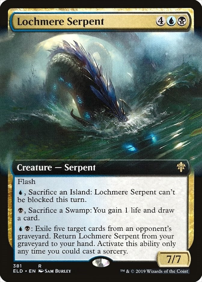 Image for Lochmere Serpent (Extended Art) (381) (ELD) - Magic: The Gathering