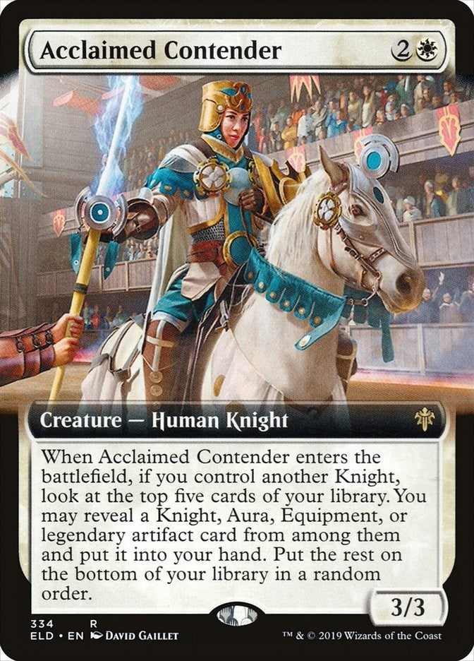 Acclaimed Contender (Extended Art) (334) (ELD)