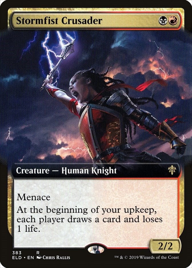 Image for Stormfist Crusader (Extended Art) (383) (ELD) - Magic: The Gathering