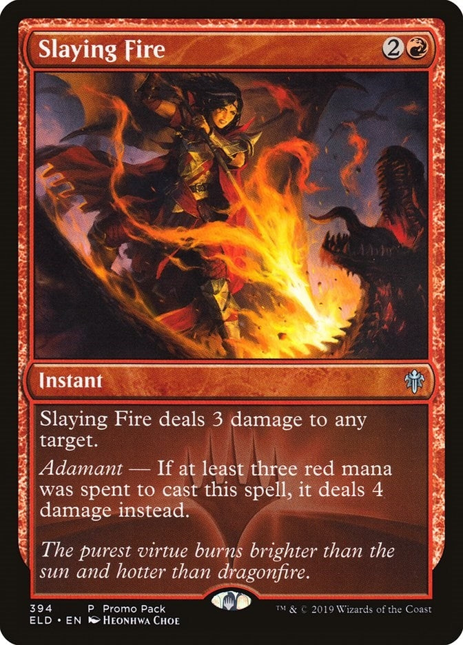 Image for Slaying Fire (394) (PPELD) - Magic: The Gathering