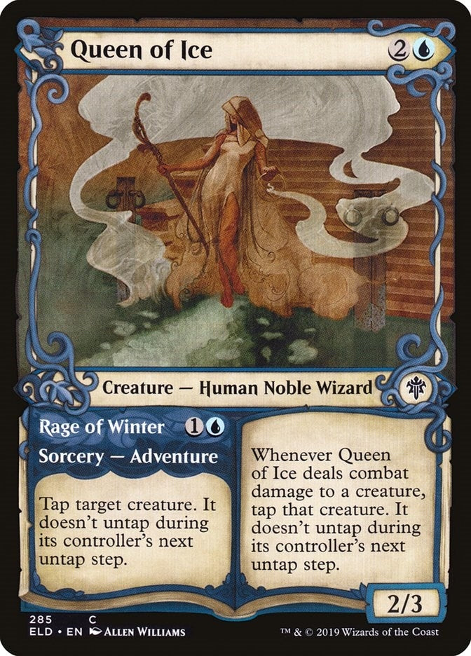 Image for Queen of Ice (Showcase) (285) (ELD) - Magic: The Gathering