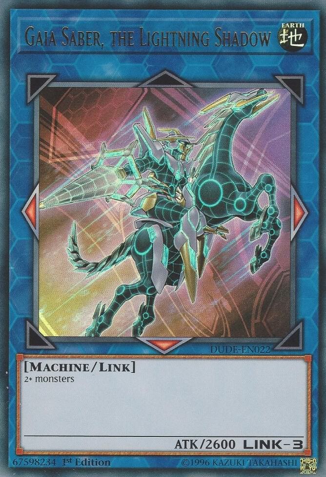 Gaia Saber, the Lightning Shadow (DUDE-EN022) (DUDE)