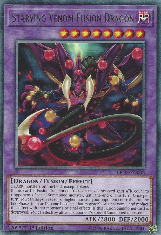 Starving Venom Fusion Dragon (LED5-EN052) (LED5)