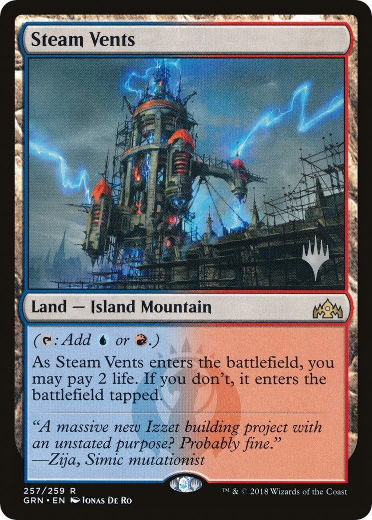 Image for Steam Vents (257) (PPELD) - Magic: The Gathering
