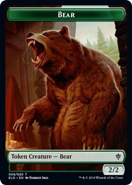 Image for Bear // Food (017) Double-Sided Token (8 // 17) (ELD) - Magic: The Gathering