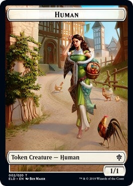 Image for Human // Food (017) Double-Sided Token (2 // 17) (ELD) - Magic: The Gathering