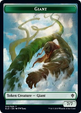 Image for Giant // Food (016) Double-Sided Token (10 // 16) (ELD) - Magic: The Gathering