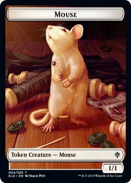 Image for Mouse // Food (016) Double-Sided Token (4 // 16) (ELD) - Magic: The Gathering